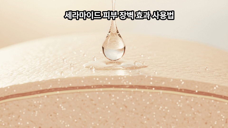 세라마이드 피부 장벽 효과 사용법