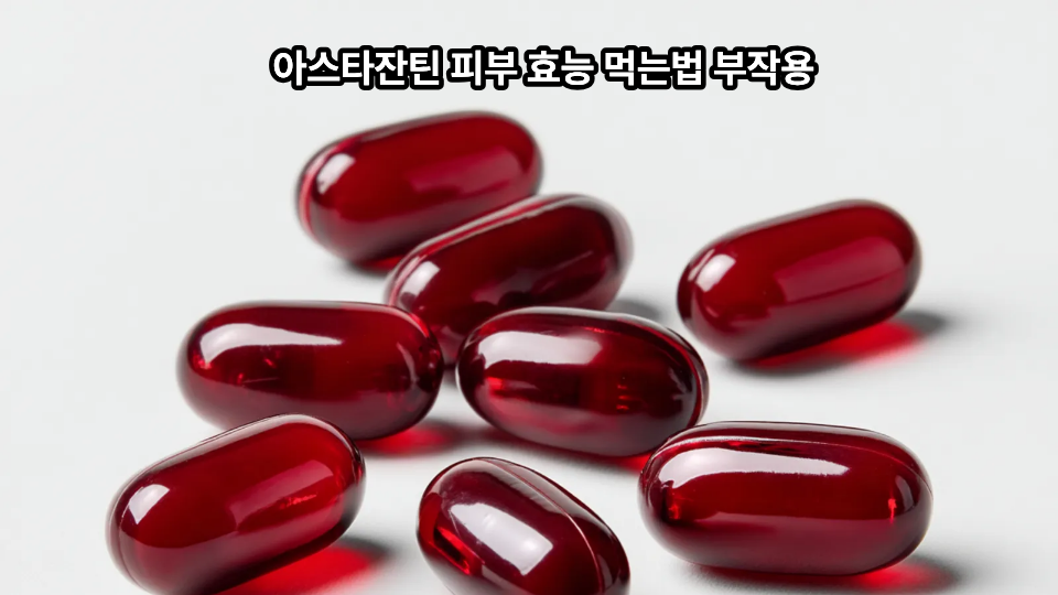 아스타잔틴 피부 효능 먹는법 부작용