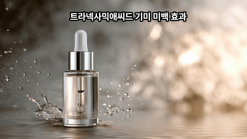 트라넥사믹애씨드 기미 미백 효과